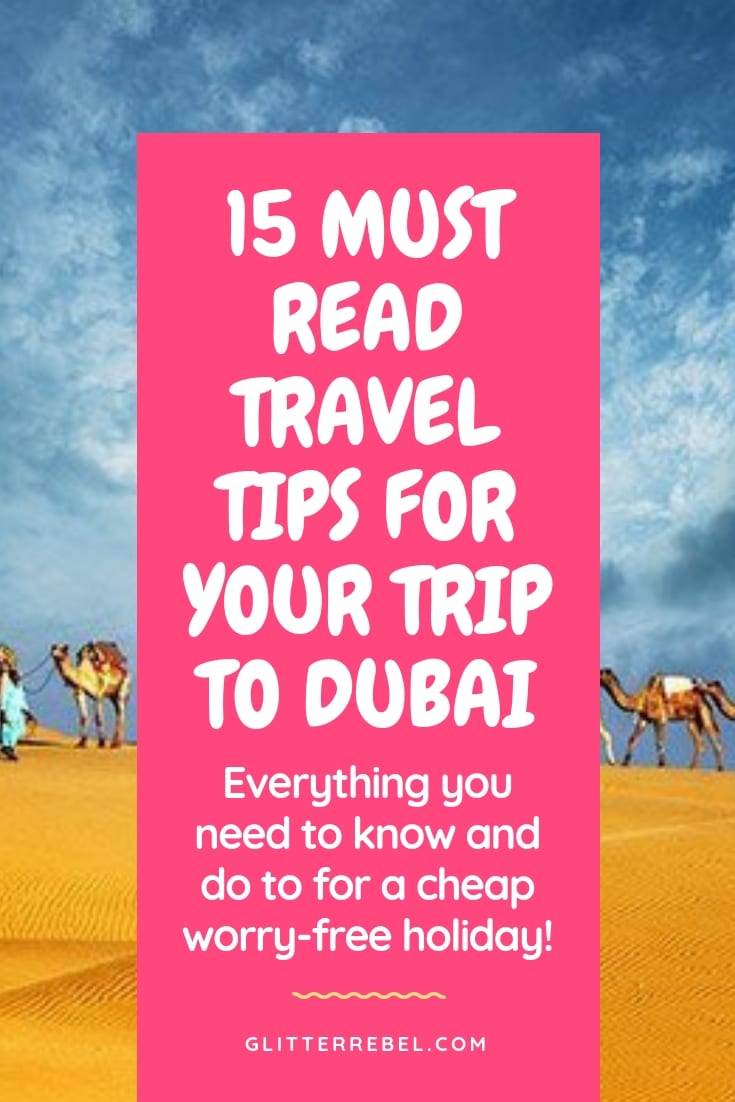 travel tips for dubai
