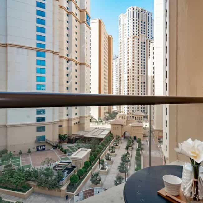 best airbnbs dubai marina 3b flat balcony