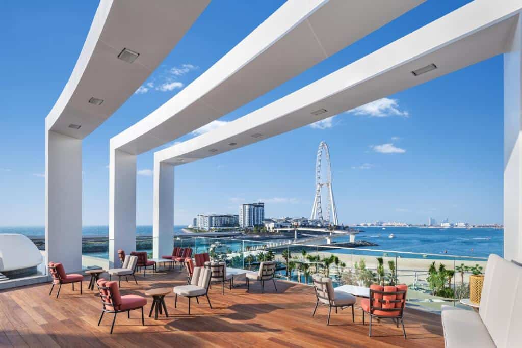 best pools dubai address beach resort deck