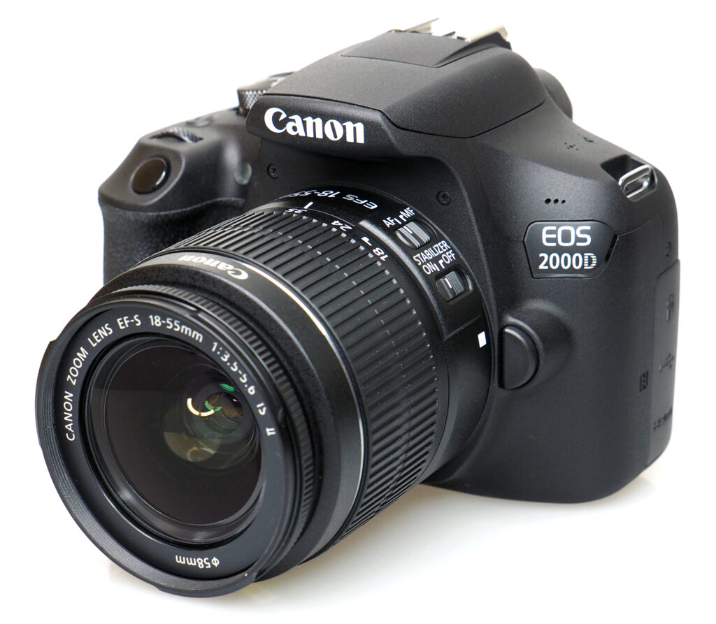 best travel camera canon eos 2000D dslr