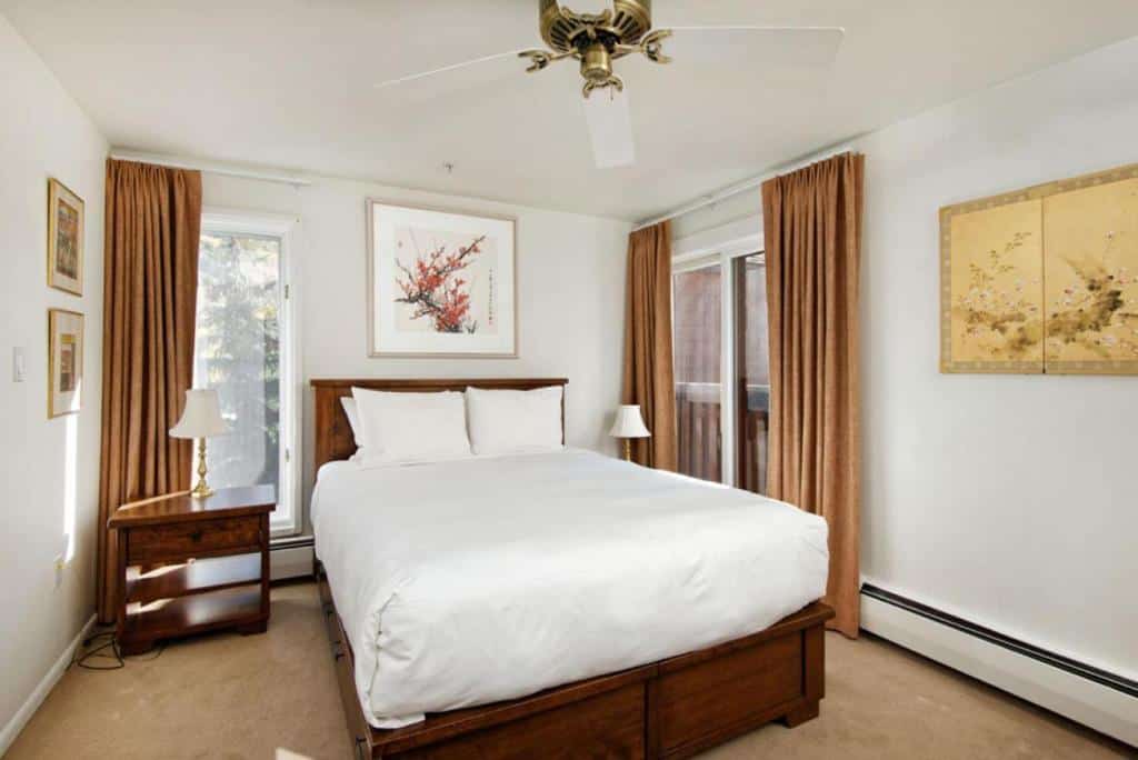 best cabins aspen gorgeous townhouse bedroom