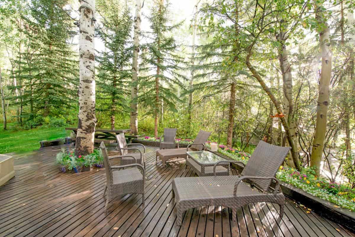 best cabins aspen large house deck