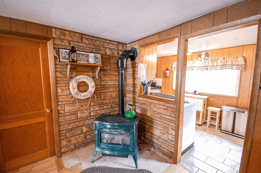Grand lake cabins alder cabin fireplace