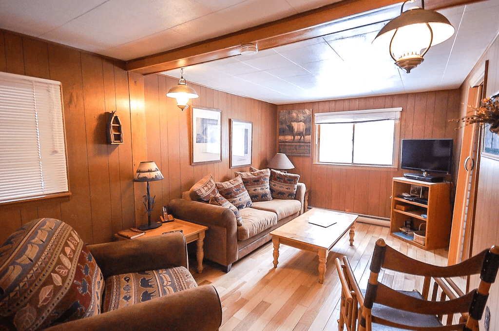 Grand lake cabins alder cabin living room