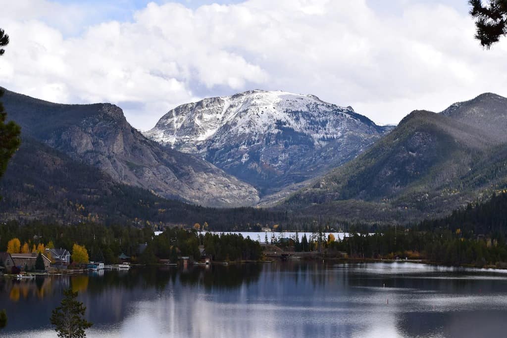 Grand lake cabins luxury house view
