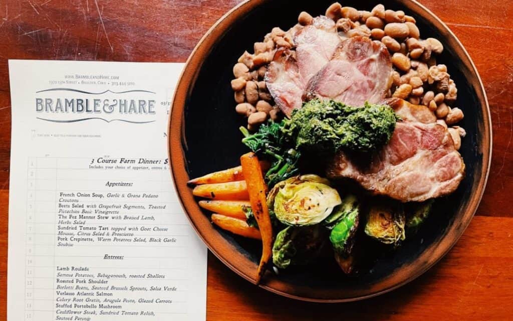 best restaurants in Boulder Bramble Hare restaurant in Boulder