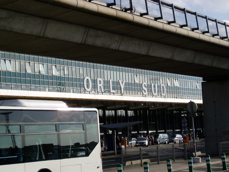 The bus in Reims is white.